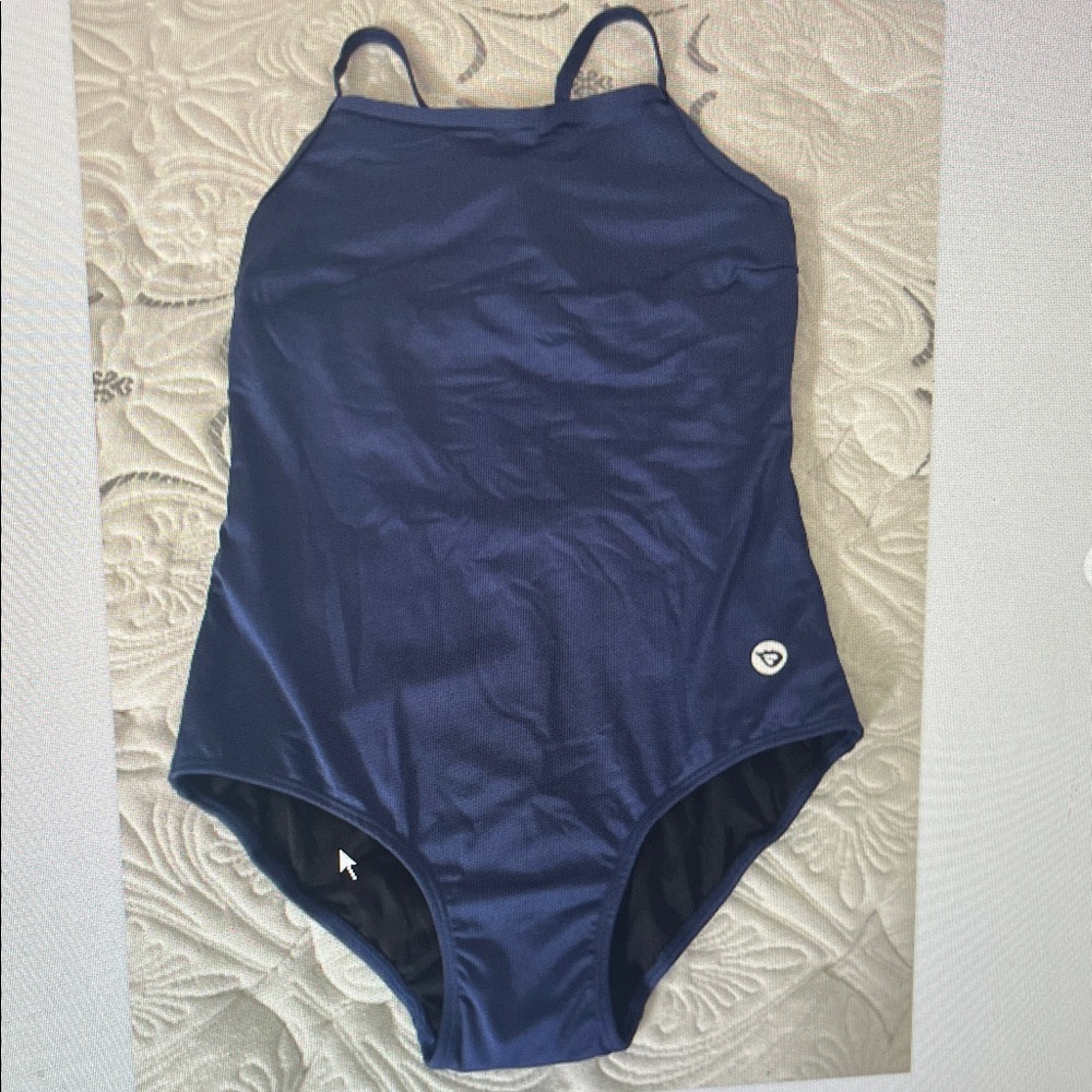 BALEAF WOMEN’S ATHLETIC TRAINING SWIMSUIT NAVY SIZE 36 NWT